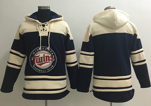 Twins Blank Navy Blue Sawyer Hooded Sweatshirt MLB Hoodie Twins Blank Navy Blue Sawyer Hooded Sweatshirt MLB Hoodie