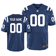 Nike Indianapolis Colts Customized Elite Blue Jerseys