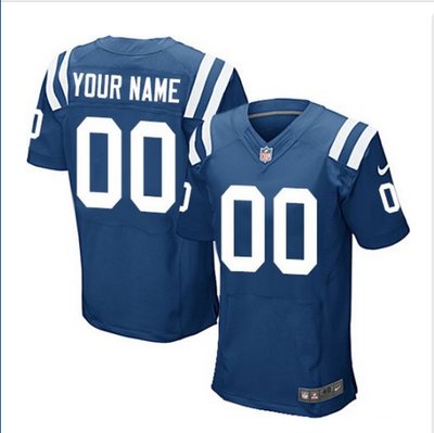 Men's Nike Indianapolis Colts Customized Elite Royal Blue Team Color NFL Jersey Men's Nike Indianapolis Colts Customized Elite Royal Blue Team Color NFL Jersey