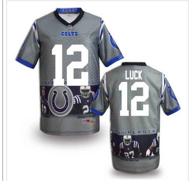 Indianapolis Colts #12 Andrew Luck Stitched NFL Elite Fanatical Version Jersey (6) Indianapolis Colts #12 Andrew Luck Stitched NFL Elite Fanatical Version Jersey (6)