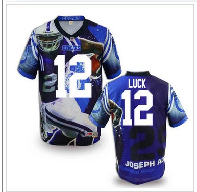 Indianapolis Colts #12 Andrew Luck Stitched NFL Elite Fanatical Version Jersey (2) Indianapolis Colts #12 Andrew Luck Stitched NFL Elite Fanatical Version Jersey (2)