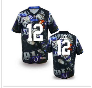 Indianapolis Colts #12 Andrew Luck Stitched NFL Elite Fanatical Version Jersey (1) Indianapolis Colts #12 Andrew Luck Stitched NFL Elite Fanatical Version Jersey (1)