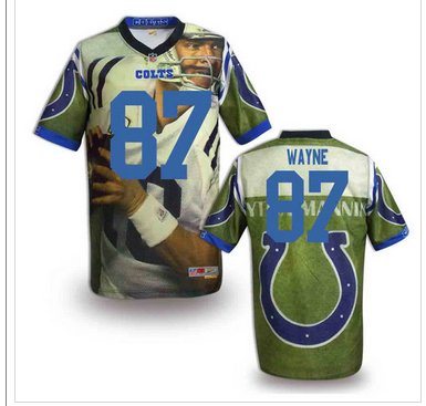 Indianapolis Colts #87 Reggie Wayne Stitched NFL Elite Fanatical Version Jersey (5)
