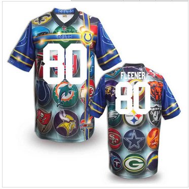 Indianapolis Colts #80 Coby Fleener Stitched NFL Elite Fanatical Version Jersey (7)