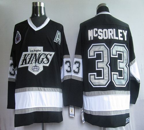 Kings #33 Martin McSorley Black CCM Throwback Stitched NHL Jersey Kings #33 Martin McSorley Black CCM Throwback Stitched NHL Jersey