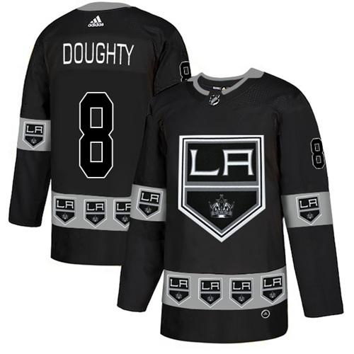 Adidas Kings #8 Drew Doughty Black Authentic Team Logo Fashion Stitched NHL Jersey Adidas Kings #8 Drew Doughty Black Authentic Team Logo Fashion Stitched NHL Jersey