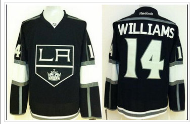 Los Angeles Kings #14 Justin Williams Black NHL Jersey