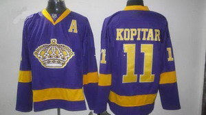Los Angeles Kings 11 Anze Kopitar Purple ice Jerseys Los Angeles Kings 11 Anze Kopitar Purple ice Jerseys