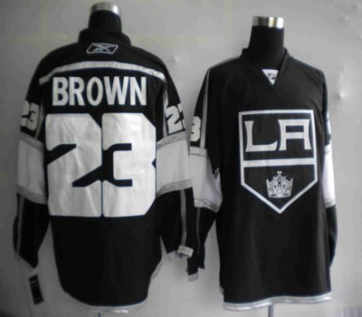 NHL Jerseys Los Angeles Kings 23# BROWN black NHL Jerseys Los Angeles Kings 23# BROWN black