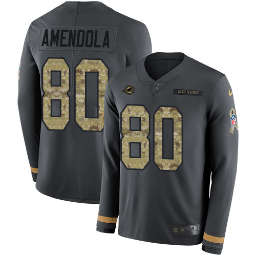 Nike Dolphins #80 Danny Amendola Anthracite Salute to Service Youth Nike Dolphins #80 Danny Amendola Anthracite Salute to Service Youth