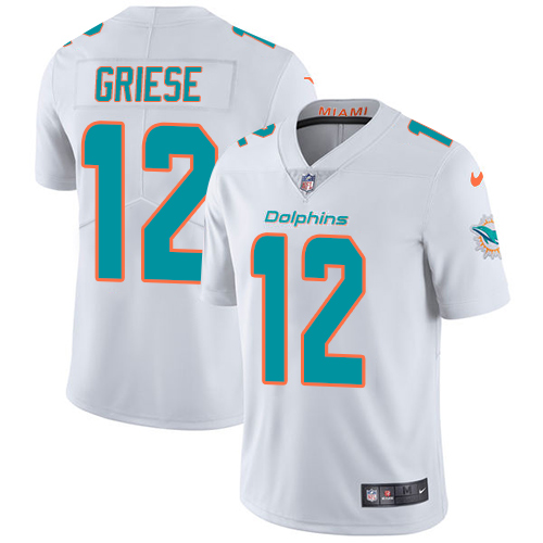 Nike Dolphins #12 Bob Griese White Youth Stitched NFL Vapor Untouchable Limited Jersey Nike Dolphins #12 Bob Griese White Youth Stitched NFL Vapor Untouchable Limited Jersey