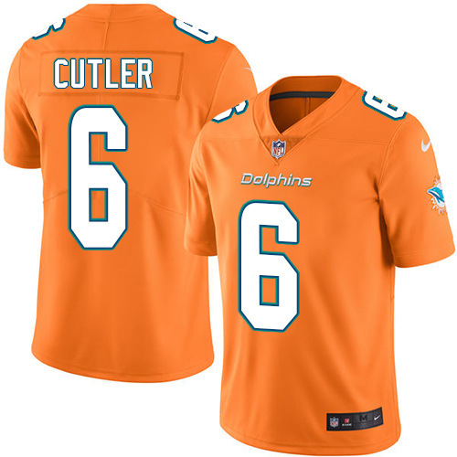 Nike Dolphins #6 Jay Cutler Orange Youth Stitched NFL Limited Rush Jersey Nike Dolphins #6 Jay Cutler Orange Youth Stitched NFL Limited Rush Jersey