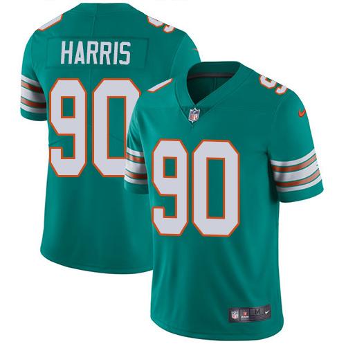 Nike Dolphins #90 Charles Harris Aqua Green Alternate Youth Stitched NFL Vapor Untouchable Limited Jersey Nike Dolphins #90 Charles Harris Aqua Green Alternate Youth Stitched NFL Vapor Untouchable Limited Jersey