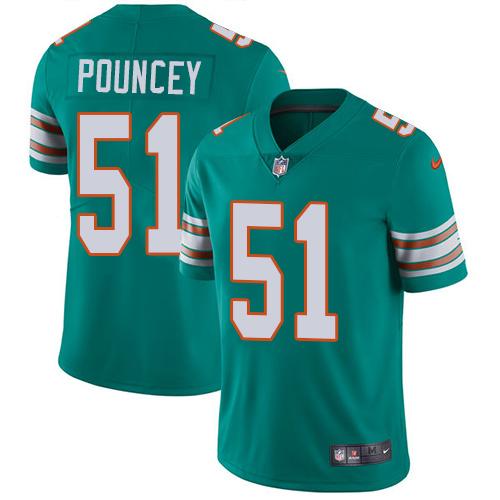 Nike Dolphins #51 Mike Pouncey Aqua Green Alternate Youth Stitched NFL Vapor Untouchable Limited Jersey Nike Dolphins #51 Mike Pouncey Aqua Green Alternate Youth Stitched NFL Vapor Untouchable Limited Jersey