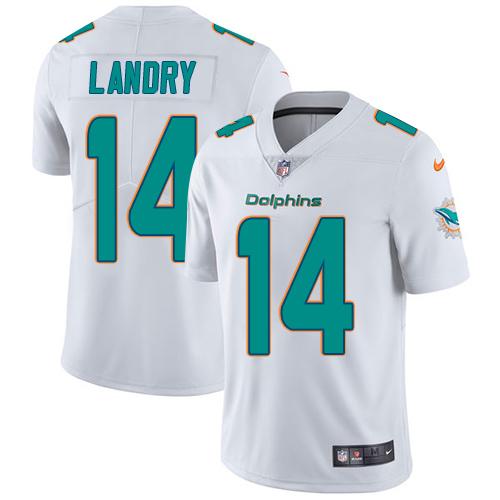 Nike Dolphins #14 Jarvis Landry White Youth Stitched NFL Vapor Untouchable Limited Jersey Nike Dolphins #14 Jarvis Landry White Youth Stitched NFL Vapor Untouchable Limited Jersey