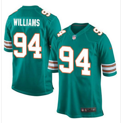 Nike Dolphins #94 Mario Williams Aqua Green Alternate Youth Stitched NFL Elite Jersey Nike Dolphins #94 Mario Williams Aqua Green Alternate Youth Stitched NFL Elite Jersey