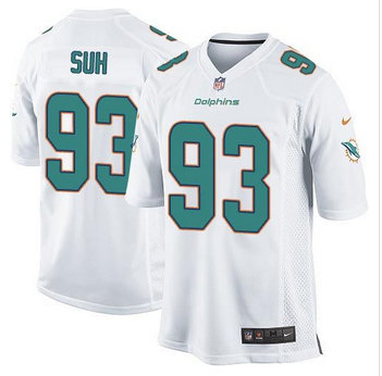 Youth New Dolphins #93 Ndamukong Suh White Stitched NFL Elite Jersey Youth New Dolphins #93 Ndamukong Suh White Stitched NFL Elite Jersey