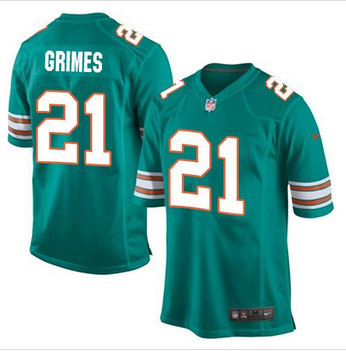 Youth Nike Miami Dolphins #21 Brent Grimes Aqua Green Alternate Stitched NFL Elite Jersey Youth Nike Miami Dolphins #21 Brent Grimes Aqua Green Alternate Stitched NFL Elite Jersey