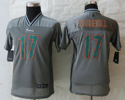 Youth NEW Miami Dolphins 17 Ryan Tannehill Grey Vapor Elite Jerseys Youth NEW Miami Dolphins 17 Ryan Tannehill Grey Vapor Elite Jerseys