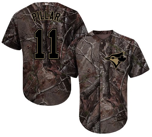 Blue Jays #11 Kevin Pillar Camo Realtree Collection Cool Base Stitched Youth Baseball Jersey Blue Jays #11 Kevin Pillar Camo Realtree Collection Cool Base Stitched Youth Baseball Jersey
