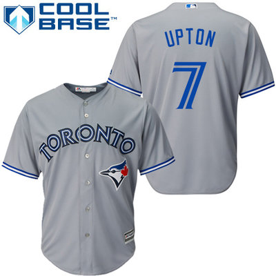 Blue Jays #7 B.J. Upton Grey Cool Base Stitched Youth MLB Jersey Blue Jays #7 B.J. Upton Grey Cool Base Stitched Youth MLB Jersey