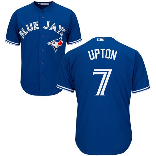 Blue Jays #7 B.J. Upton Blue Cool Base Stitched Youth MLB Jersey Blue Jays #7 B.J. Upton Blue Cool Base Stitched Youth MLB Jersey
