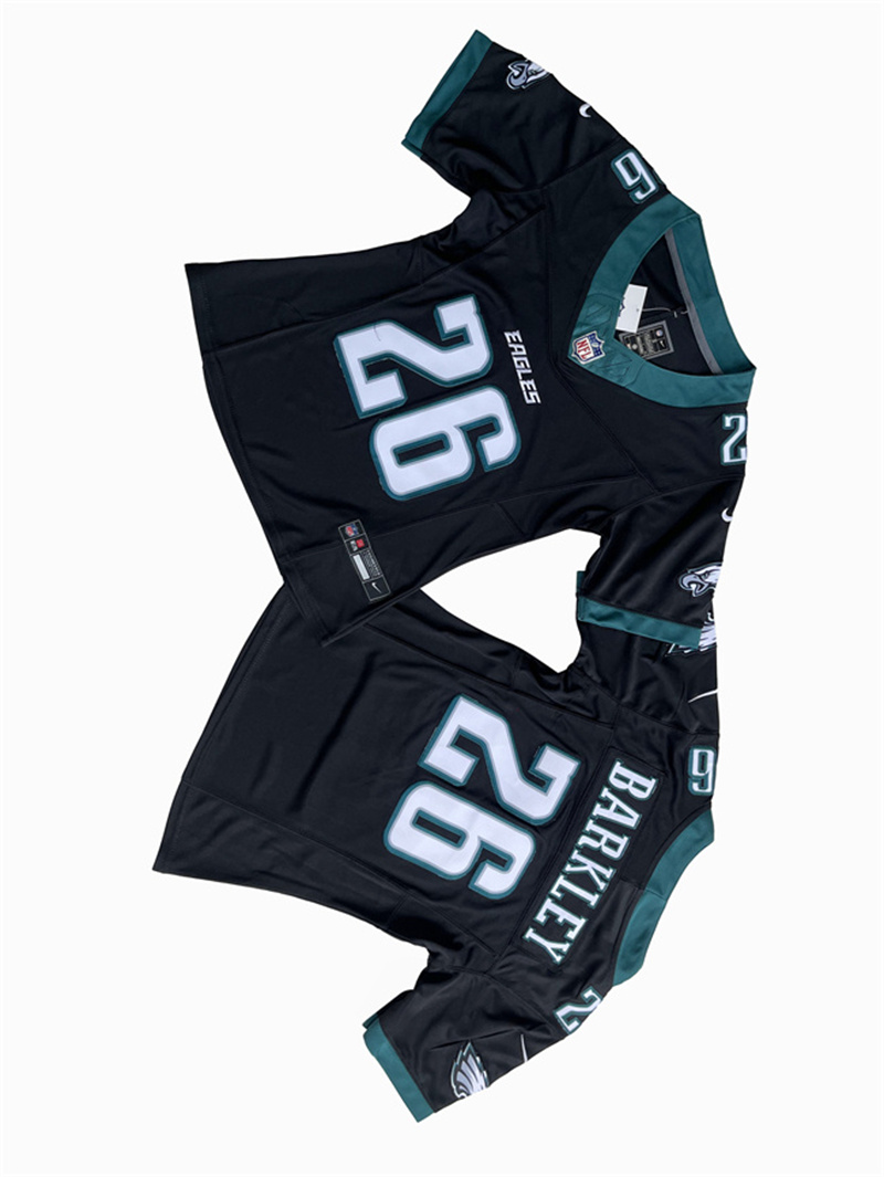 Women's Philadelphia Eagles #26 Saquon Barkley Black F.U.S.E. Vapor Untouchable Limited Stitched Football Jersey(Run Small) Women's Philadelphia Eagles #26 Saquon Barkley Black F.U.S.E. Vapor Untouchable Limited Stitched Football Jersey(Run Small)