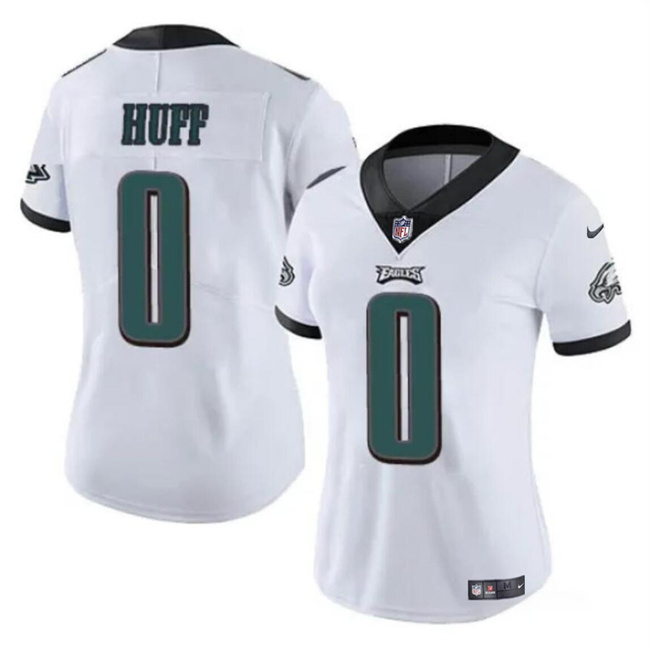 Women's Philadelphia Eagles #0 Bryce Huff White Vapor Untouchable Limited Stitched Football Jersey(Run Small) Women's Philadelphia Eagles #0 Bryce Huff White Vapor Untouchable Limited Stitched Football Jersey(Run Small)