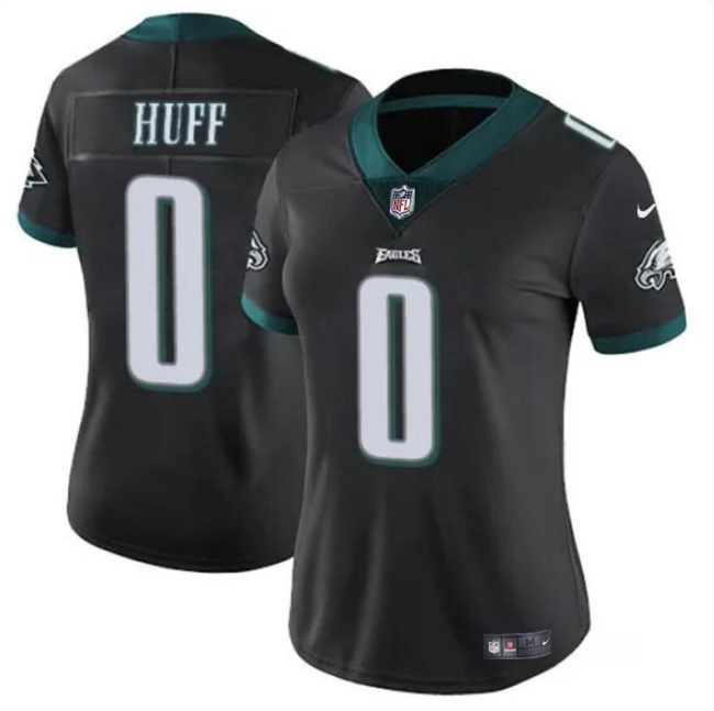 Women's Philadelphia Eagles #0 Bryce Huff Black Vapor Untouchable Limited Stitched Football Jersey(Run Small) Women's Philadelphia Eagles #0 Bryce Huff Black Vapor Untouchable Limited Stitched Football Jersey(Run Small)