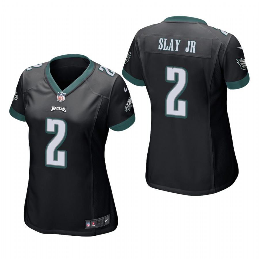 Women's Philadelphia Eagles #2 Darius Slay Jr. Black Game Nike Jersey Women's Philadelphia Eagles #2 Darius Slay Jr. Black Game Nike Jersey