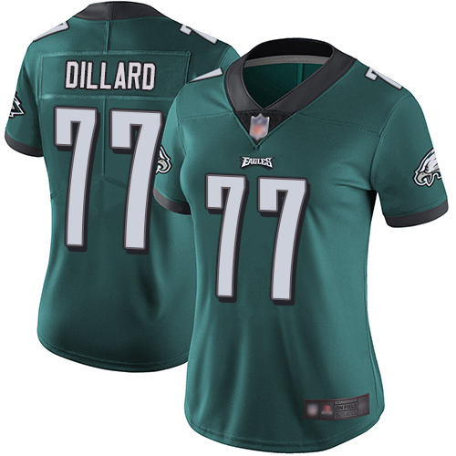 Eagles #77 Andre Dillard Midnight Green Team Color Women's Stitched Football Vapor Untouchable Limited Jersey Eagles #77 Andre Dillard Midnight Green Team Color Women's Stitched Football Vapor Untouchable Limited Jersey