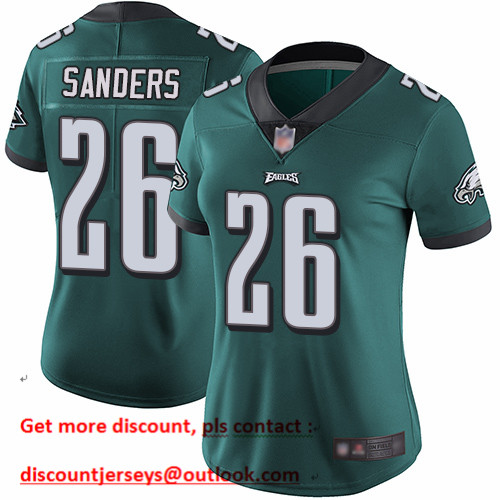 Eagles #26 Miles Sanders Midnight Green Team Color Women's Stitched Football Vapor Untouchable Limited Jersey Eagles #26 Miles Sanders Midnight Green Team Color Women's Stitched Football Vapor Untouchable Limited Jersey