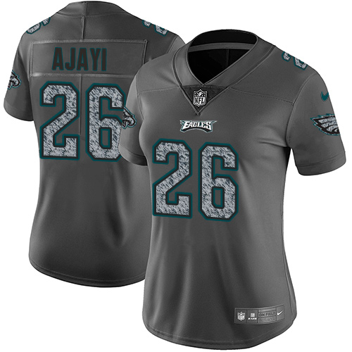 Nike Eagles #26 Jay Ajayi Gray Static Women's Stitched NFL Vapor Untouchable Limited Jersey Nike Eagles #26 Jay Ajayi Gray Static Women's Stitched NFL Vapor Untouchable Limited Jersey