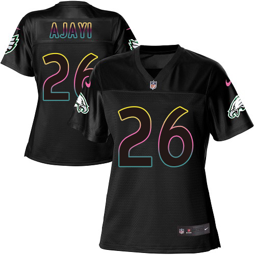 Nike Eagles #26 Jay Ajayi Black Women's NFL Fashion Game Jersey Nike Eagles #26 Jay Ajayi Black Women's NFL Fashion Game Jersey