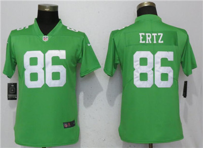 Nike Eagles #86 Zach Ertz Green Women Throwback Vapor Untouchable Limited Jersey Nike Eagles #86 Zach Ertz Green Women Throwback Vapor Untouchable Limited Jersey
