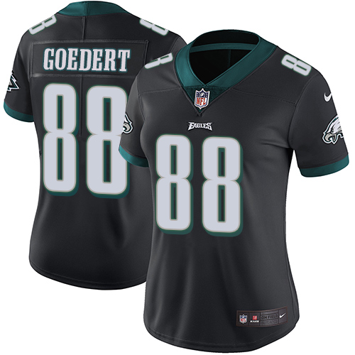 Nike Eagles #88 Dallas Goedert Black Alternate Women's Stitched NFL Vapor Untouchable Limited Jersey Nike Eagles #88 Dallas Goedert Black Alternate Women's Stitched NFL Vapor Untouchable Limited Jersey
