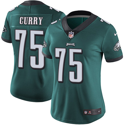 Nike Eagles #75 Vinny Curry Midnight Green Team Color Women's Stitched NFL Vapor Untouchable Limited Jersey Nike Eagles #75 Vinny Curry Midnight Green Team Color Women's Stitched NFL Vapor Untouchable Limited Jersey