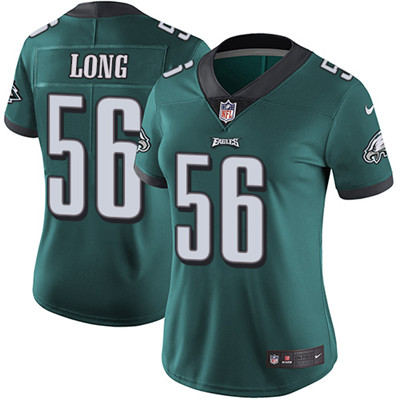 Nike Eagles #56 Chris Long Midnight Green Team Color Women's Stitched NFL Vapor Untouchable Limited Jersey Nike Eagles #56 Chris Long Midnight Green Team Color Women's Stitched NFL Vapor Untouchable Limited Jersey