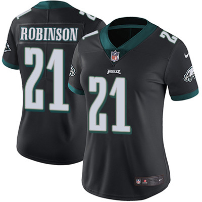 Nike Eagles #21 Patrick Robinson Black Alternate Women's Stitched NFL Vapor Untouchable Limited Jersey Nike Eagles #21 Patrick Robinson Black Alternate Women's Stitched NFL Vapor Untouchable Limited Jersey