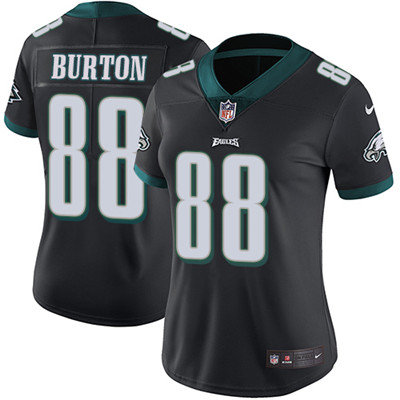 Nike Eagles #88 Trey Burton Black Alternate Women's Stitched NFL Vapor Untouchable Limited Jersey Nike Eagles #88 Trey Burton Black Alternate Women's Stitched NFL Vapor Untouchable Limited Jersey