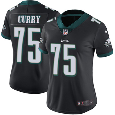 Nike Eagles #75 Vinny Curry Black Alternate Women's Stitched NFL Vapor Untouchable Limited Jersey Nike Eagles #75 Vinny Curry Black Alternate Women's Stitched NFL Vapor Untouchable Limited Jersey