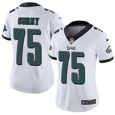 Nike Eagles #75 Vinny Curry White Women's Stitched NFL Vapor Untouchable Limited Jersey Nike Eagles #75 Vinny Curry White Women's Stitched NFL Vapor Untouchable Limited Jersey