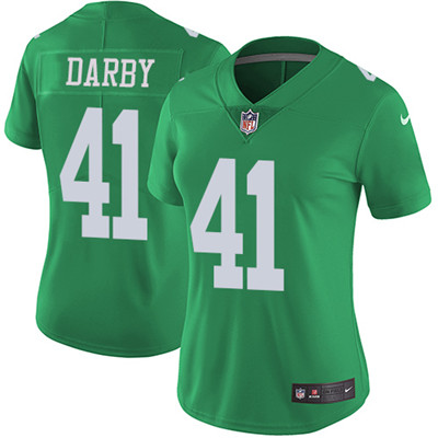 Nike Eagles #41 Ronald Darby Green Women's Stitched NFL Limited Rush Jersey Nike Eagles #41 Ronald Darby Green Women's Stitched NFL Limited Rush Jersey