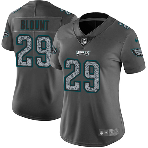 Nike Eagles #29 LeGarrette Blount Gray Static Women's Stitched NFL Vapor Untouchable Limited Jersey Nike Eagles #29 LeGarrette Blount Gray Static Women's Stitched NFL Vapor Untouchable Limited Jersey
