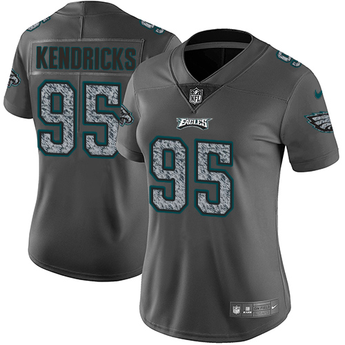 Nike Eagles #95 Mychal Kendricks Gray Static Women's NFL Vapor Untouchable Game Jersey Nike Eagles #95 Mychal Kendricks Gray Static Women's NFL Vapor Untouchable Game Jersey