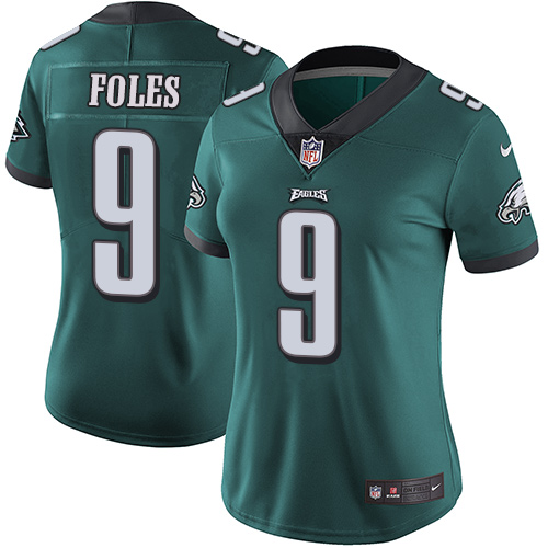 Nike Eagles #9 Nick Foles Midnight Green Team Color Women's Stitched NFL Vapor Untouchable Limited Jersey Nike Eagles #9 Nick Foles Midnight Green Team Color Women's Stitched NFL Vapor Untouchable Limited Jersey