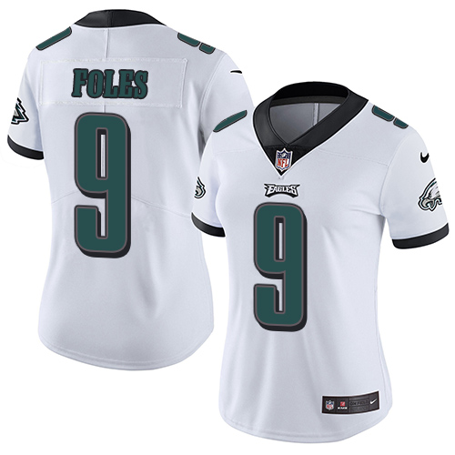 Nike Eagles #9 Nick Foles White Women's Stitched NFL Vapor Untouchable Limited Jersey Nike Eagles #9 Nick Foles White Women's Stitched NFL Vapor Untouchable Limited Jersey
