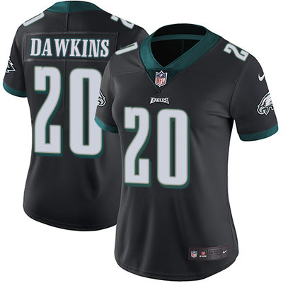 Nike Eagles #20 Brian Dawkins Black Alternate Women's Stitched NFL Vapor Untouchable Limited Jersey Nike Eagles #20 Brian Dawkins Black Alternate Women's Stitched NFL Vapor Untouchable Limited Jersey