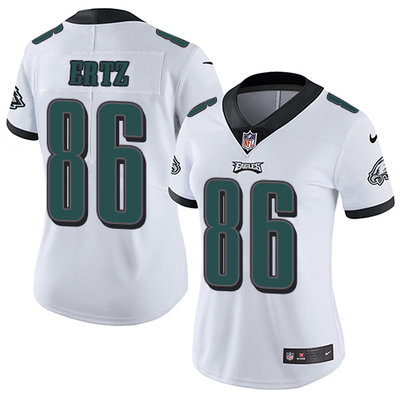 Nike Eagles #86 Zach Ertz White Women's Stitched NFL Vapor Untouchable Limited Jersey Nike Eagles #86 Zach Ertz White Women's Stitched NFL Vapor Untouchable Limited Jersey