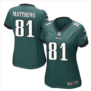 Women NEW Eagles #81 Jordan Matthews Midnight Green Team Color Stitched NFL New Elite Jersey Women NEW Eagles #81 Jordan Matthews Midnight Green Team Color Stitched NFL New Elite Jersey